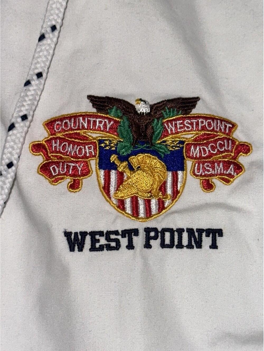 🇺🇸 Vintage West Point USMA Military Utility Windbreaker Jacket XL 🇺🇸🧥 - Picture 4 of 15